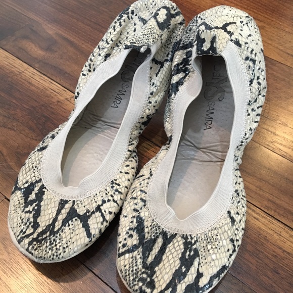 yosi samra snake ballet flats